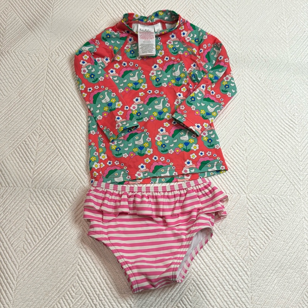 Baby Boden Two Piece Toddler Swimsuit